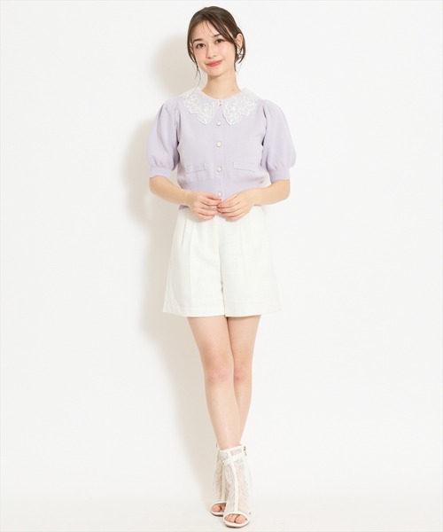 WILLSELECTION（ウィルセレクション）の「タックツイードショートパンツ（その他パンツ・レディース・ピンク/ブラック/オフホワイト・FREE）」の17枚目の写真