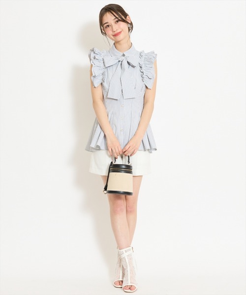 WILLSELECTION（ウィルセレクション）の「タックツイードショートパンツ（その他パンツ・レディース・ピンク/ブラック/オフホワイト・FREE）」の18枚目の写真