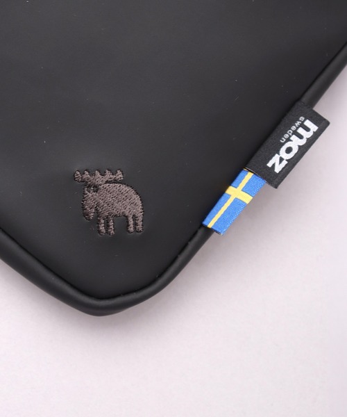 moz(モズ)の「撥水 防水素材(コーティングポリエステル) 縦横 2WAY スマホ ミニショルダーバッグ(ショルダーバッグ・レディース・ライトグレー/ブラック・FREE)」の17枚目の写真