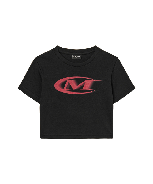 MIHAK(ミハク)の「モーションビッグロゴクロップTシャツ (ブラック/レッド)(Tシャツ/カットソー・レディース・その他・1/2)」の10枚目の写真