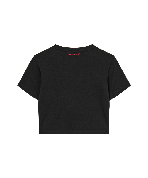 MIHAK(ミハク)の「モーションビッグロゴクロップTシャツ (ブラック/レッド)(Tシャツ/カットソー・レディース・その他・1/2)」の11枚目の写真