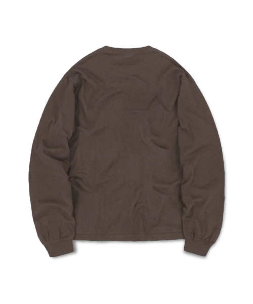 DURTの「FAV DRINKS LONG SLEEVE TEE (BROWN)(Tシャツ/カットソー・レディース・その他・MEDIUM/LARGE/X-LARGE/SMALL)」の2枚目の写真