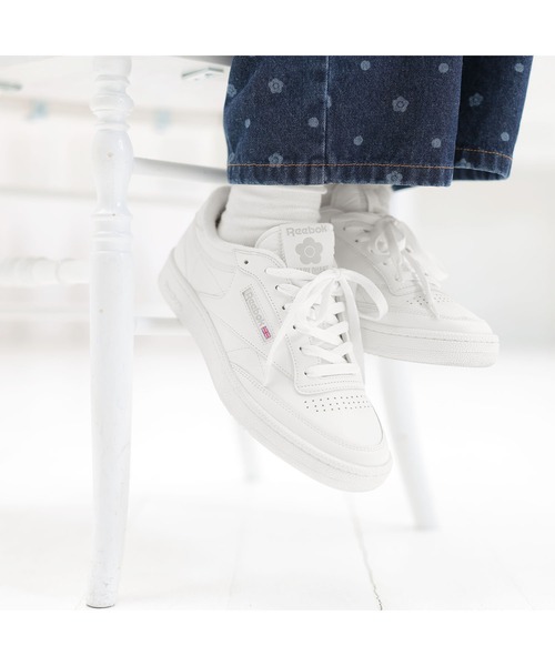 MARY QUANT(マリークワント)の「CLUB C 85 VINTAGE MQ スニーカー(スニーカー・レディース・ブラック/ホワイト・L/M/S)」の1枚目の写真