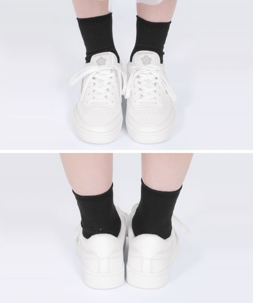 MARY QUANT(マリークワント)の「CLUB C 85 VINTAGE MQ スニーカー(スニーカー・レディース・ブラック/ホワイト・L/M/S)」の21枚目の写真