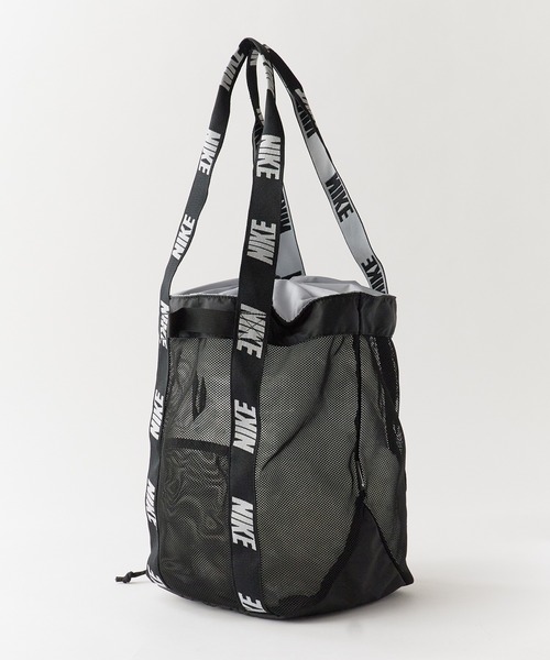 NIKE（ナイキ）の「NIKE/ナイキ SS26 メッシュトートプールバッグ ブランドロゴ マチ付き マリンスポーツ 2026年春夏（トートバッグ・メンズ・ブラック/グレー/レッド/ミント・FREE）」の14枚目の写真