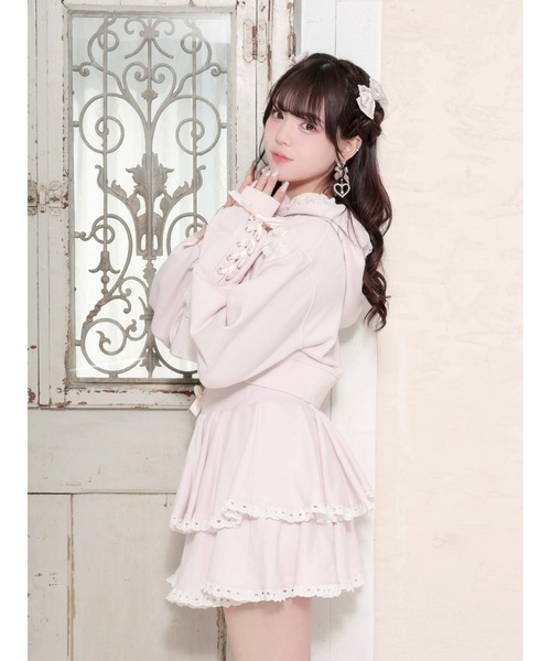 NOEMIE(ノエミー)の「メニーリボンスピンドルパーカーセットアップ(パーカー・レディース・オフホワイト・M)」の3枚目の写真