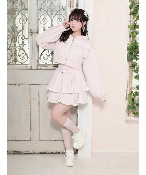 NOEMIE(ノエミー)の「メニーリボンスピンドルパーカーセットアップ(パーカー・レディース・オフホワイト・M)」の5枚目の写真