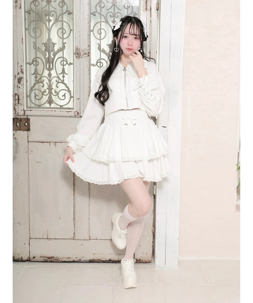 NOEMIE(ノエミー)の「メニーリボンスピンドルパーカーセットアップ(パーカー・レディース・オフホワイト・M)」の8枚目の写真