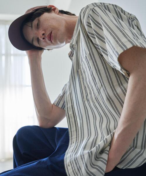 URBAN RESEARCH Sonny Label(アーバンリサーチサニーレーベル)の「インドコットンストライプシャツ(シャツ/ブラウス・メンズ・ブルー/オフホワイト・LARGE/MEDIUM)」の1枚目の写真