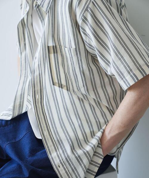 URBAN RESEARCH Sonny Label(アーバンリサーチサニーレーベル)の「インドコットンストライプシャツ(シャツ/ブラウス・メンズ・ブルー/オフホワイト・LARGE/MEDIUM)」の9枚目の写真