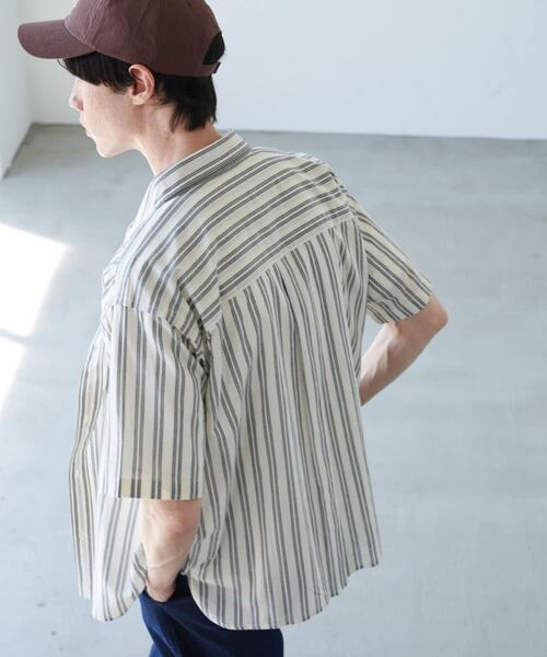 URBAN RESEARCH Sonny Label(アーバンリサーチサニーレーベル)の「インドコットンストライプシャツ(シャツ/ブラウス・メンズ・ブルー/オフホワイト・LARGE/MEDIUM)」の12枚目の写真