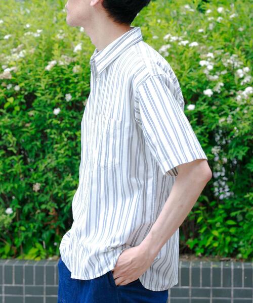URBAN RESEARCH Sonny Label(アーバンリサーチサニーレーベル)の「インドコットンストライプシャツ(シャツ/ブラウス・メンズ・ブルー/オフホワイト・LARGE/MEDIUM)」の16枚目の写真