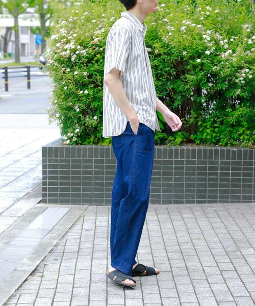 URBAN RESEARCH Sonny Label(アーバンリサーチサニーレーベル)の「インドコットンストライプシャツ(シャツ/ブラウス・メンズ・ブルー/オフホワイト・LARGE/MEDIUM)」の3枚目の写真