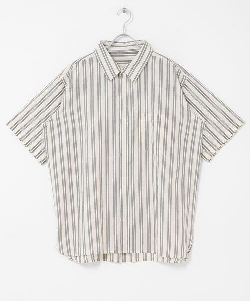 URBAN RESEARCH Sonny Label(アーバンリサーチサニーレーベル)の「インドコットンストライプシャツ(シャツ/ブラウス・メンズ・ブルー/オフホワイト・LARGE/MEDIUM)」の5枚目の写真