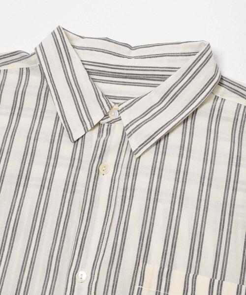 URBAN RESEARCH Sonny Label(アーバンリサーチサニーレーベル)の「インドコットンストライプシャツ(シャツ/ブラウス・メンズ・ブルー/オフホワイト・LARGE/MEDIUM)」の3枚目の写真