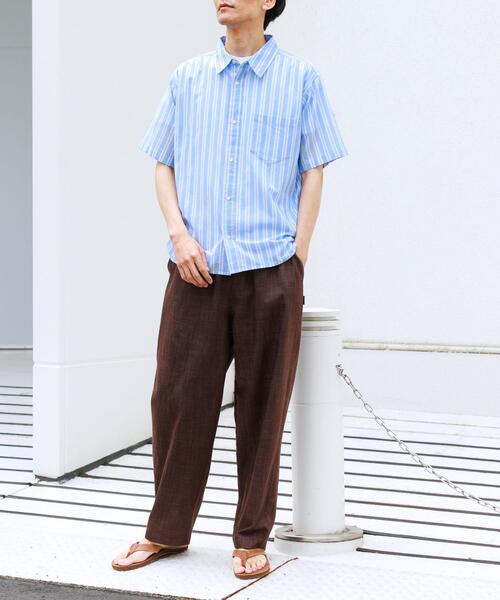 URBAN RESEARCH Sonny Label(アーバンリサーチサニーレーベル)の「インドコットンストライプシャツ(シャツ/ブラウス・メンズ・ブルー/オフホワイト・LARGE/MEDIUM)」の5枚目の写真