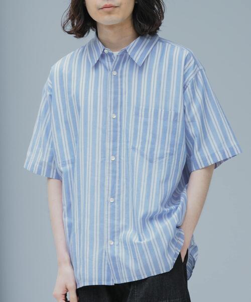 URBAN RESEARCH Sonny Label(アーバンリサーチサニーレーベル)の「インドコットンストライプシャツ(シャツ/ブラウス・メンズ・ブルー/オフホワイト・LARGE/MEDIUM)」の7枚目の写真