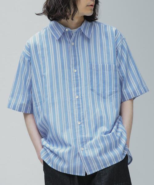 URBAN RESEARCH Sonny Label(アーバンリサーチサニーレーベル)の「インドコットンストライプシャツ(シャツ/ブラウス・メンズ・ブルー/オフホワイト・LARGE/MEDIUM)」の8枚目の写真
