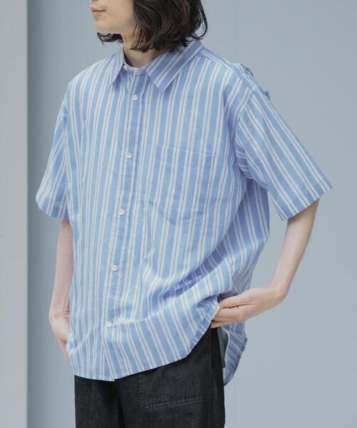 URBAN RESEARCH Sonny Label(アーバンリサーチサニーレーベル)の「インドコットンストライプシャツ(シャツ/ブラウス・メンズ・ブルー/オフホワイト・LARGE/MEDIUM)」の9枚目の写真
