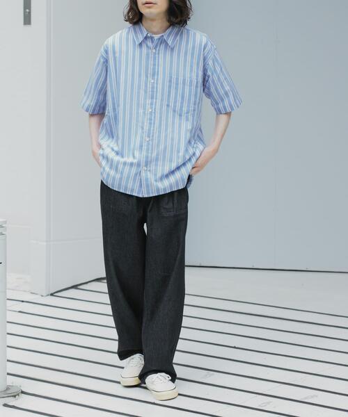 URBAN RESEARCH Sonny Label(アーバンリサーチサニーレーベル)の「インドコットンストライプシャツ(シャツ/ブラウス・メンズ・ブルー/オフホワイト・LARGE/MEDIUM)」の13枚目の写真