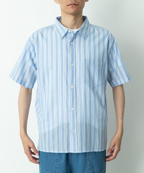 URBAN RESEARCH Sonny Label(アーバンリサーチサニーレーベル)の「インドコットンストライプシャツ(シャツ/ブラウス・メンズ・ブルー/オフホワイト・LARGE/MEDIUM)」の14枚目の写真