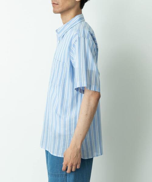 URBAN RESEARCH Sonny Label(アーバンリサーチサニーレーベル)の「インドコットンストライプシャツ(シャツ/ブラウス・メンズ・ブルー/オフホワイト・LARGE/MEDIUM)」の15枚目の写真