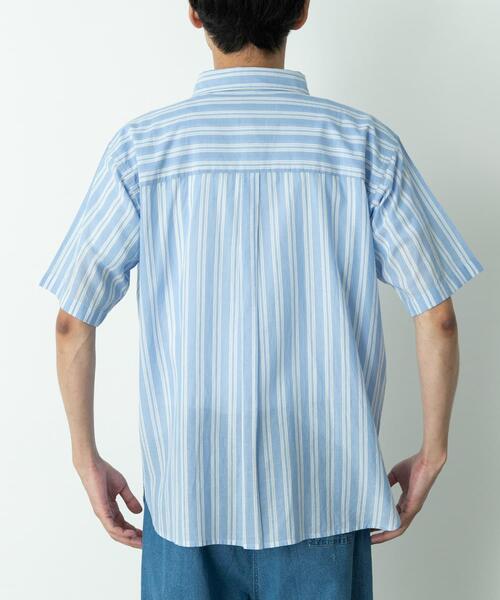 URBAN RESEARCH Sonny Label(アーバンリサーチサニーレーベル)の「インドコットンストライプシャツ(シャツ/ブラウス・メンズ・ブルー/オフホワイト・LARGE/MEDIUM)」の16枚目の写真