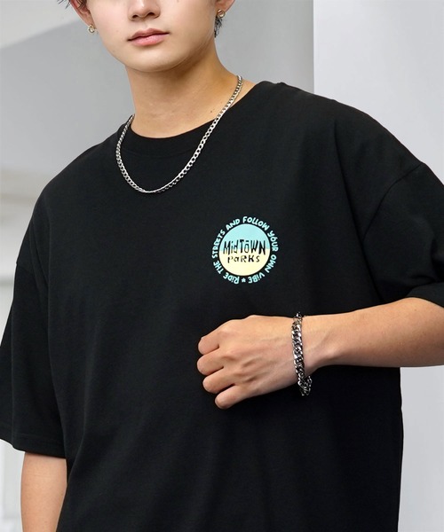 L'atelier(ラトリエ)の「グラフィック 半袖Tシャツ リラックス トップス(Tシャツ/カットソー・メンズ・ブラック系1/ホワイト系4/グレー系その他2/ブラック系2/ブラック系4/ホワイト系1/ホワイト系2/ブラック系その他2/ホワイト系3/ブラック系その他/ホワイト系その他/ブラック系3・M/L/LL)」の17枚目の写真