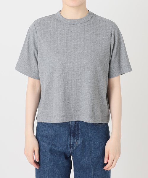 B.C STOCK(ベーセーストック)の「ウォッシャブル / ラインストーンTシャツ(Tシャツ/カットソー・レディース・ホワイト/ピンク/ネイビー/チャコールグレー・FREE)」の13枚目の写真