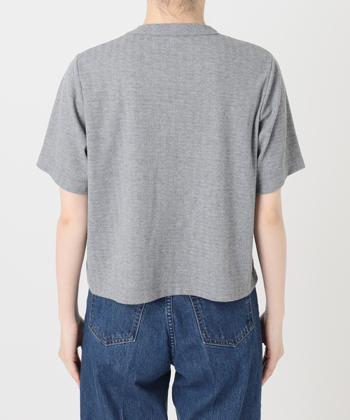 B.C STOCK(ベーセーストック)の「ウォッシャブル / ラインストーンTシャツ(Tシャツ/カットソー・レディース・ホワイト/ピンク/ネイビー/チャコールグレー・FREE)」の15枚目の写真
