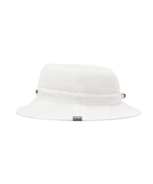 New Balance Golf（ニューバランスゴルフ）の「【new balance golf】ＭＥＳＨ　ＢＵＣＫＥＴ　ＨＡＴ（ハット・レディース・ホワイト/ブラック・FREE）」の9枚目の写真