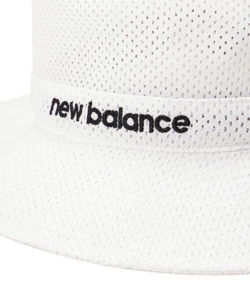 New Balance Golf（ニューバランスゴルフ）の「【new balance golf】ＭＥＳＨ　ＢＵＣＫＥＴ　ＨＡＴ（ハット・レディース・ホワイト/ブラック・FREE）」の11枚目の写真