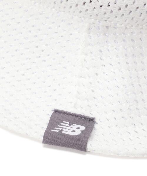 New Balance Golf（ニューバランスゴルフ）の「【new balance golf】ＭＥＳＨ　ＢＵＣＫＥＴ　ＨＡＴ（ハット・レディース・ホワイト/ブラック・FREE）」の12枚目の写真