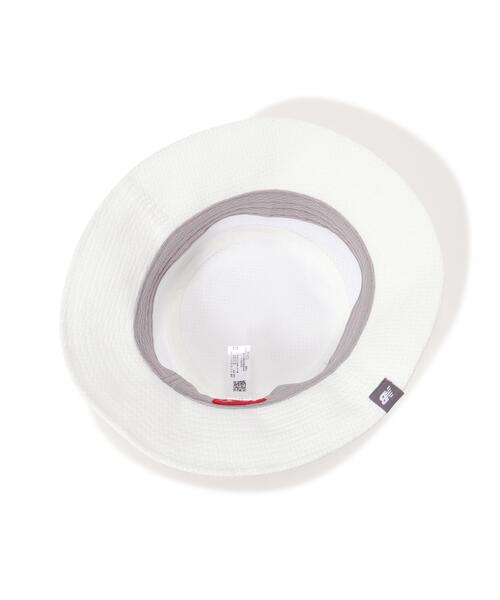 New Balance Golf（ニューバランスゴルフ）の「【new balance golf】ＭＥＳＨ　ＢＵＣＫＥＴ　ＨＡＴ（ハット・レディース・ホワイト/ブラック・FREE）」の14枚目の写真