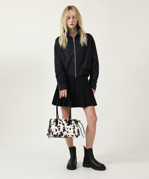 style code(スタイルコード)の「ZOZO限定【STYLE CODE/スタイルコード】カウ柄ハラコ風ボストンバッグ(ボストンバッグ・レディース・ブラウン/ブラック・FREE)」の6枚目の写真