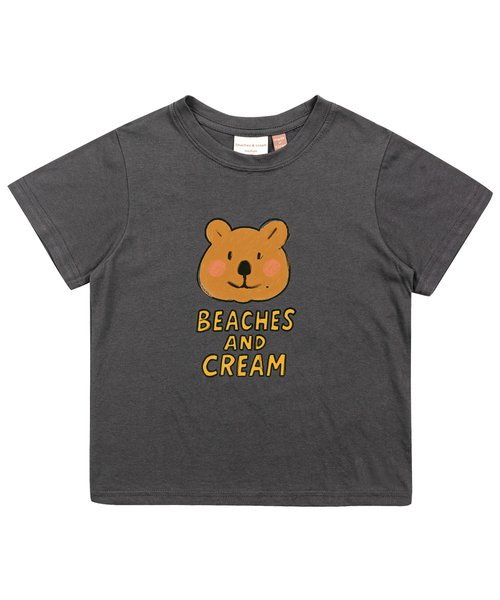 BEACHESAND CREAM KIDS(ビーチスアンドクリームキッズ)の「クオッカ 半袖Tシャツ - チャコール(Tシャツ/カットソー・レディース・チャコール・SMALL/MEDIUM/LARGE)」の1枚目の写真