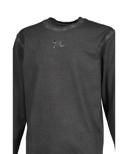 Thug Club(サグクラブ)の「TC BASIC LONG SLEEVE(Tシャツ/カットソー・メンズ・チャコール/ブラック・3/2/1)」の5枚目の写真