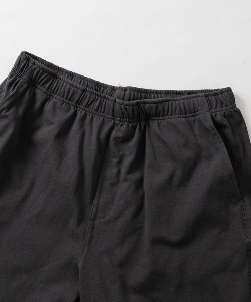 JOHN'S CLOSET(ジョンズクローゼット)の「【31】ドライコットン天竺 ワンポイントロゴ ショーツ/ハーフパンツ(スウェットパンツ・メンズ・ブラック/チャコールグレー・MEDIUM/LARGE)」の14枚目の写真