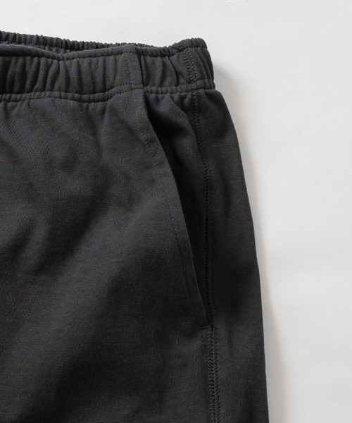JOHN'S CLOSET(ジョンズクローゼット)の「【31】ドライコットン天竺 ワンポイントロゴ ショーツ/ハーフパンツ(スウェットパンツ・メンズ・ブラック/チャコールグレー・MEDIUM/LARGE)」の12枚目の写真