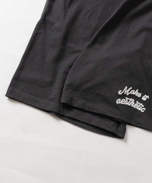 JOHN'S CLOSET(ジョンズクローゼット)の「【31】ドライコットン天竺 ワンポイントロゴ ショーツ/ハーフパンツ(スウェットパンツ・メンズ・ブラック/チャコールグレー・MEDIUM/LARGE)」の9枚目の写真