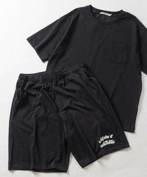 JOHN'S CLOSET(ジョンズクローゼット)の「【31】ドライコットン天竺 ワンポイントロゴ ショーツ/ハーフパンツ(スウェットパンツ・メンズ・ブラック/チャコールグレー・MEDIUM/LARGE)」の22枚目の写真
