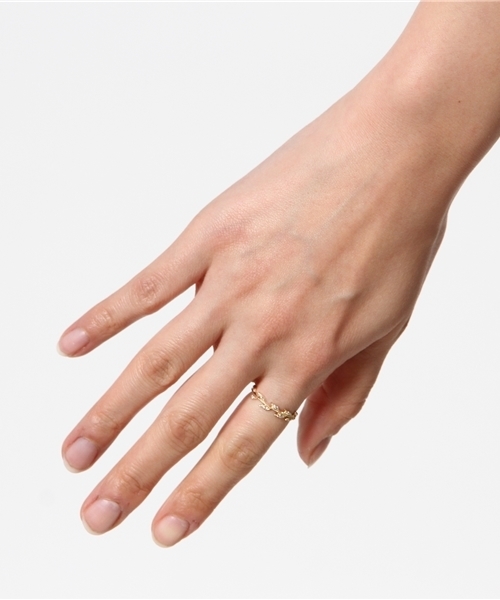 agete K10 ローレルリング11号