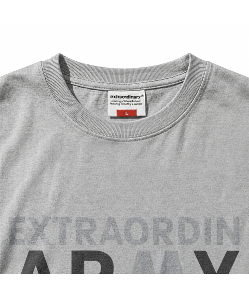 EXTRAORDINARY（エクストラオーディナリー）の「IPFU ARMY TEE MELANGE GREY（Tシャツ/カットソー・メンズ・その他・MEDIUM/LARGE/X-LARGE/XX-LARGE）」の3枚目の写真