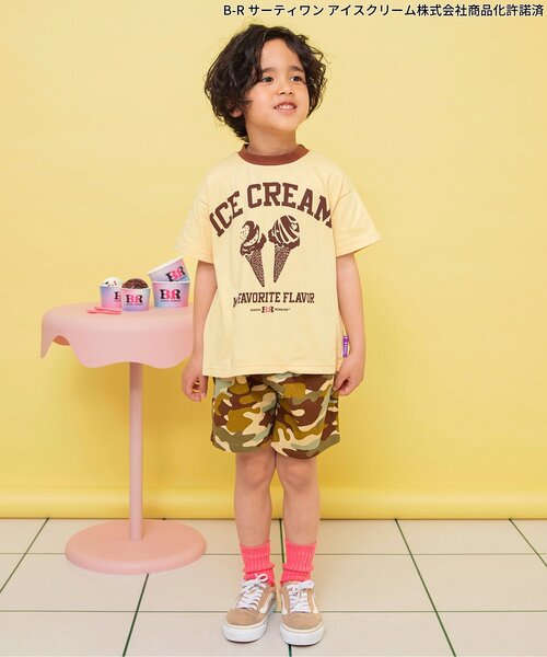 BREEZE(ブリーズ)の「【リンク】サーティワン グラフィックアートTシャツ(キッズサイズ)(Tシャツ/カットソー・キッズ・チャコール/ベージュ/ピンク/ミント/オフホワイト・80/90/120/130/140/100/110)」の8枚目の写真