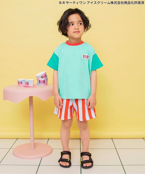 BREEZE(ブリーズ)の「【リンク】サーティワン グラフィックアートTシャツ(キッズサイズ)(Tシャツ/カットソー・キッズ・チャコール/ベージュ/ピンク/ミント/オフホワイト・80/90/120/130/140/100/110)」の18枚目の写真