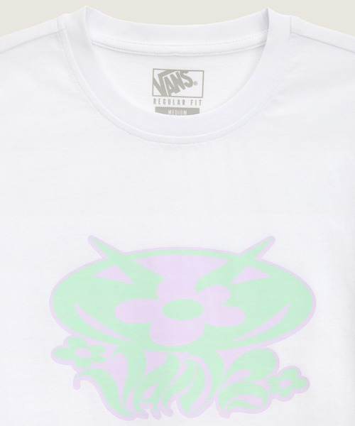 VANS（バンズ）の「GUCCIMAZE フローラル Tシャツ / AP GM FLORAL SS TEE BLANC DE B VN000XJ8JVY1（Tシャツ/カットソー・レディース・ホワイト・LARGE/MEDIUM/SMALL/X-LARGE/X-SMALL）」の7枚目の写真