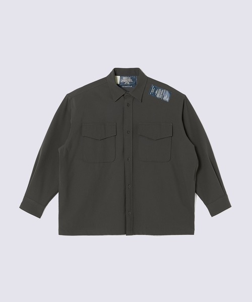 N.HOOLYWOOD(N.ハリウッド)の「【N.HOOLYWOOD】9252-SH01-006 L/S SHIRTS(シャツ/ブラウス・メンズ・ダークグレー/ブラック・40/38/36)」の1枚目の写真