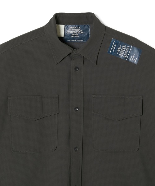 N.HOOLYWOOD(N.ハリウッド)の「【N.HOOLYWOOD】9252-SH01-006 L/S SHIRTS(シャツ/ブラウス・メンズ・ダークグレー/ブラック・40/38/36)」の8枚目の写真