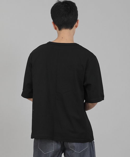 SAINTCREW(セントクルー)の「無地Rネック5部半袖TシャツRHR-896ブラック(Tシャツ/カットソー・メンズ・その他・MEDIUM/LARGE/XX-LARGE/XXXX-LARGE/XXX-LARGE/X-LARGE)」の12枚目の写真