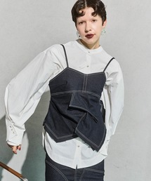 ASYMME FOLD DESIGN BUSTIER